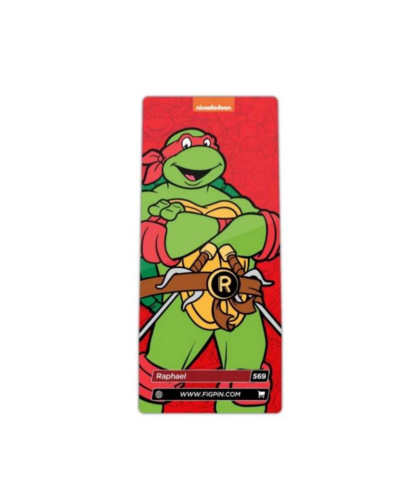 TMNT- Raphael FigPin 569 - Fabrique Par (Teenage Mutant Ninja Turtles) action figure collectible [Barcode 810021535883] - Main Image 3