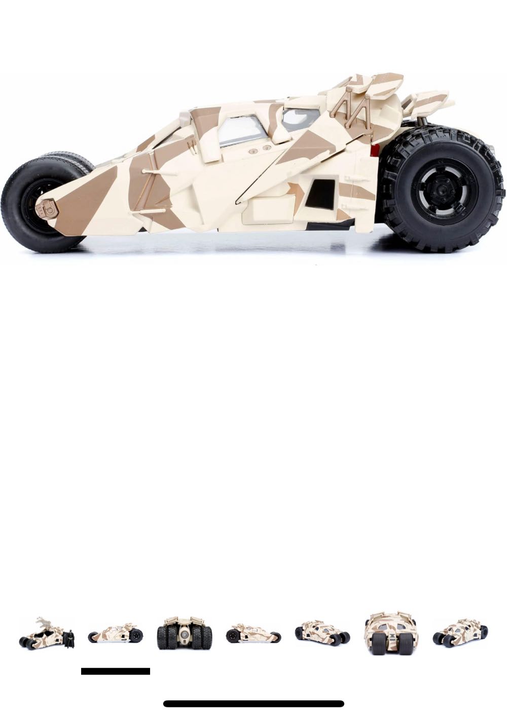 Jada 1:24 Dark Knight Batmobile & Batman (Camo Version) Die-cast - JADA TOYS, Inc. (Dark Knight Collection) action figure collectible [Barcode 801310985434] - Main Image 3