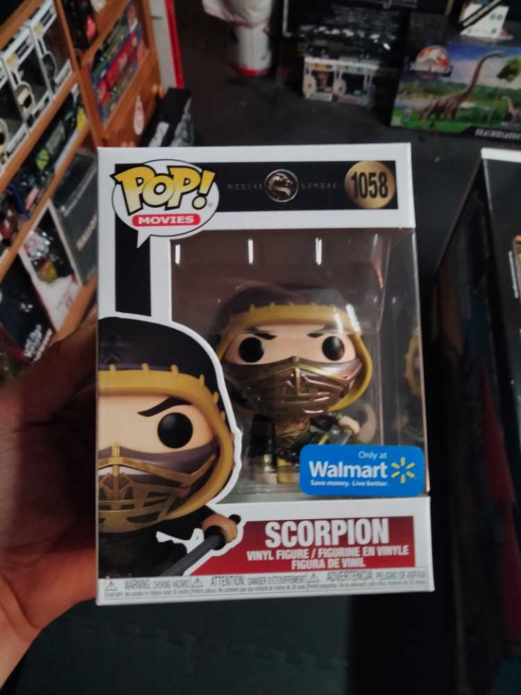 Funko Pop! Movies Mortal Kombat # Scorpion Action Pose Exclusive  action figure collectible [Barcode 889698542968] - Main Image 2