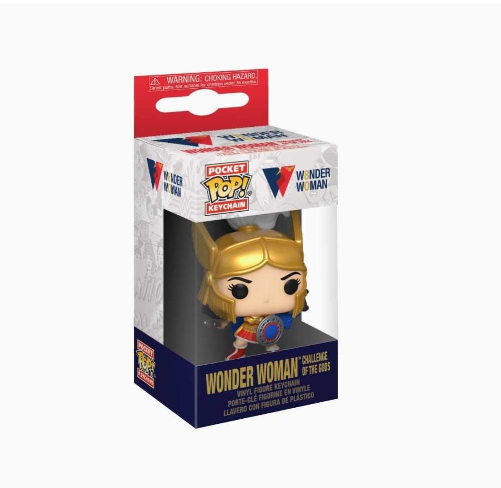 Pocket Pop! Heroes: Wonder Woman 80th Wonder Woman (Challenge Of The Gods) - Funko (DC Funko Pops!) action figure collectible [Barcode 889698549721] - Main Image 4