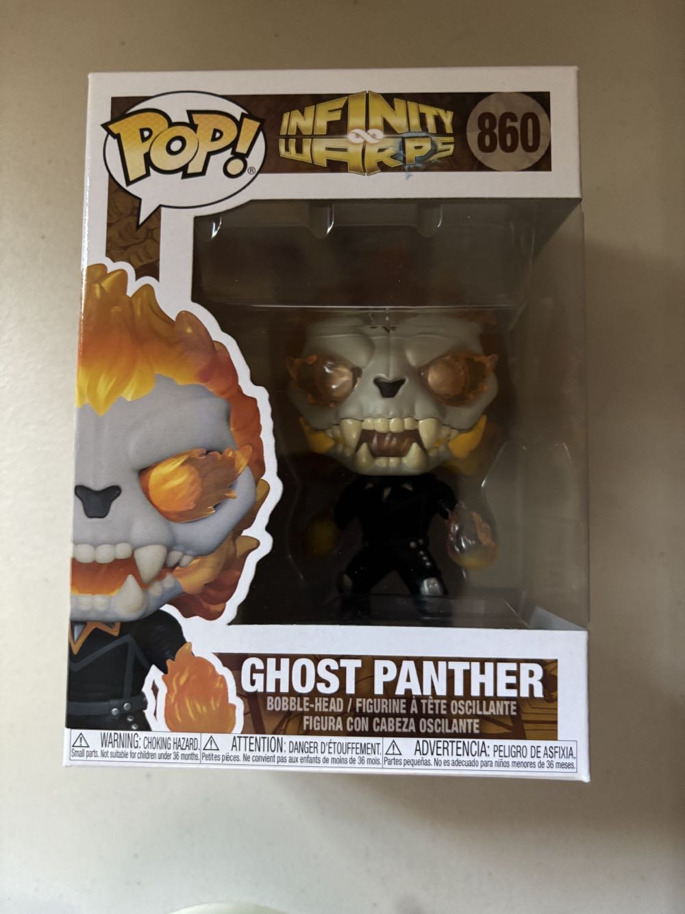 Ghost Panther #860 - Funko Pop (Marvel Action Figures) action figure collectible [Barcode 889698520089] - Main Image 2