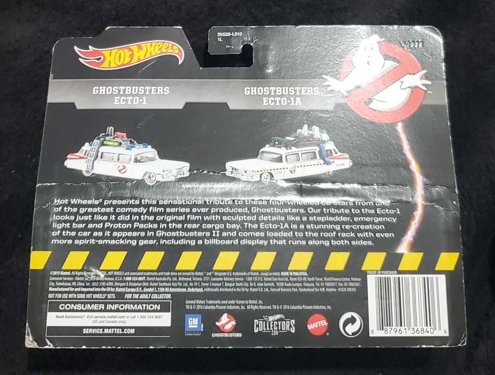 Ghostbusters: Ecto-1 And Ecto-1A Die-cast Vehicle 2-pack  (Sc-Fi) action figure collectible [Barcode 887961368406] - Main Image 3