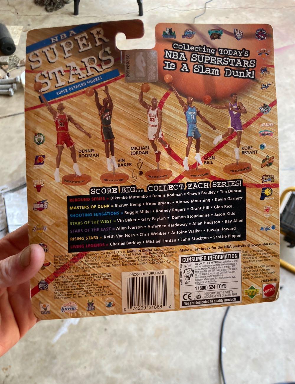 Stars Mattel Nba Super Stars Court Collection - Mattel Inc action figure collectible [Barcode 074299218682] - Main Image 2