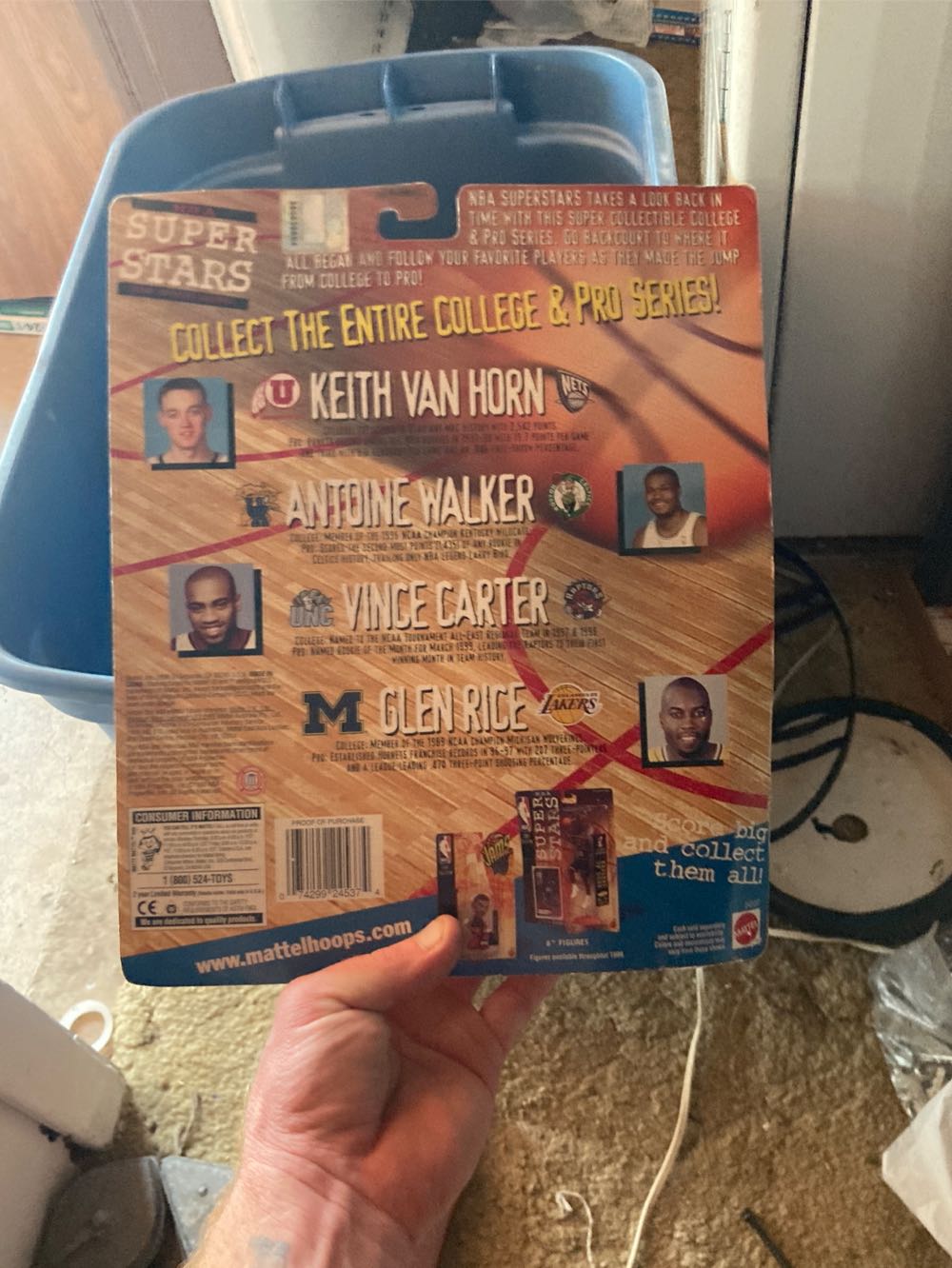 Mattel Nba Superstars Keith Van Horn College & Pro Series - Mattel Inc action figure collectible [Barcode 074299245374] - Main Image 2