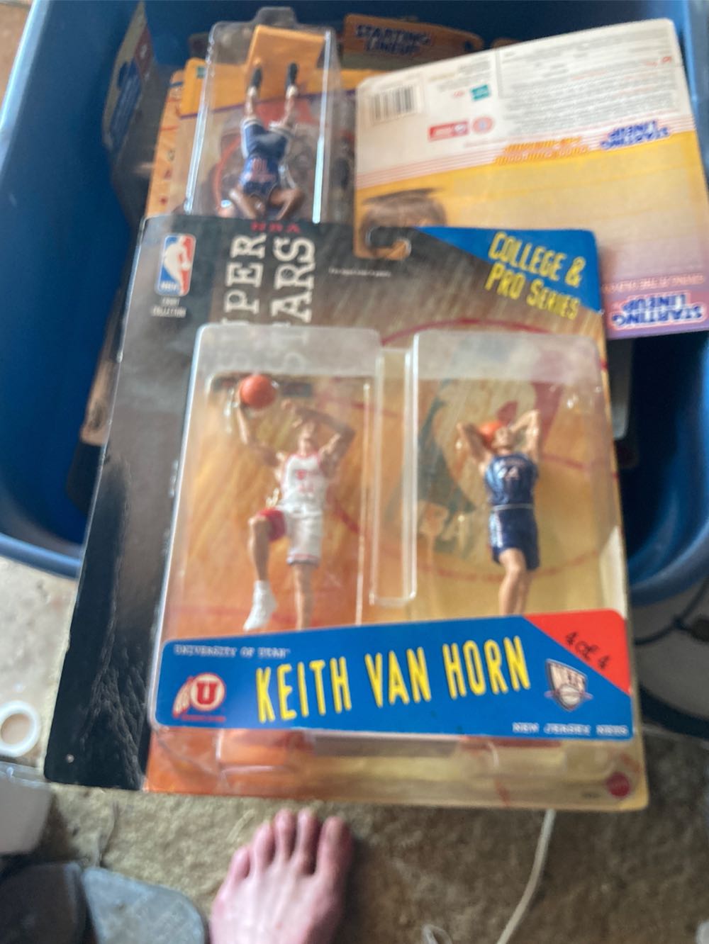 Mattel Nba Superstars Keith Van Horn College & Pro Series - Mattel Inc action figure collectible [Barcode 074299245374] - Main Image 3