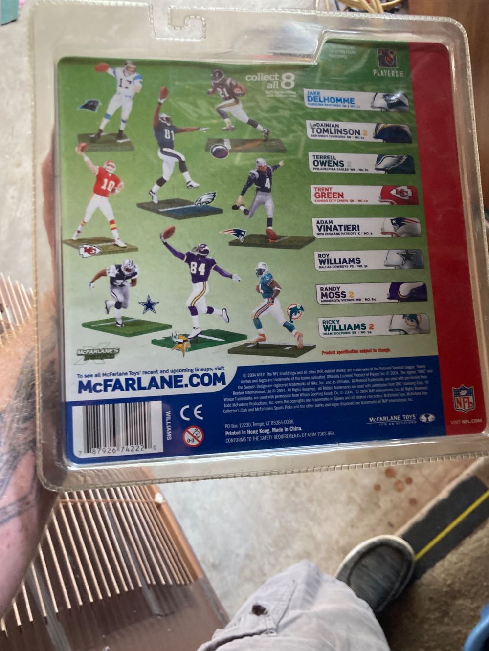 Williams Cowboys Nfl Mcfarlane Nfl Series 10 Nfl Mcfarlane Roy Williams Dallas Cowboys White Jersey - McFarlane’s Sportspicks action figure collectible [Barcode 787926742220] - Main Image 2