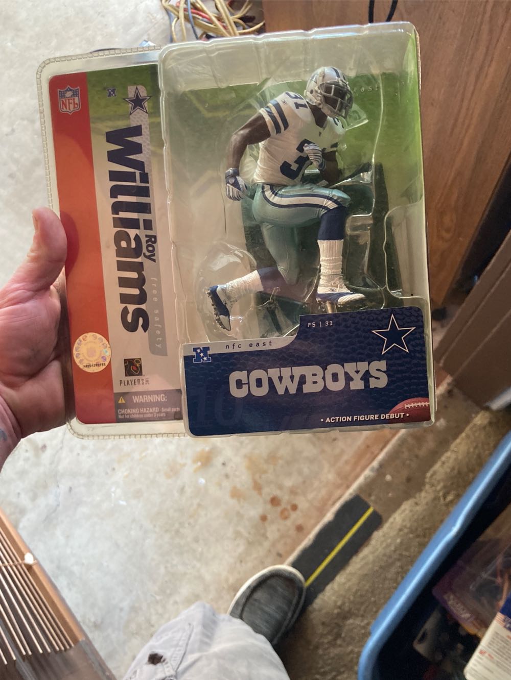 Williams Cowboys Nfl Mcfarlane Nfl Series 10 Nfl Mcfarlane Roy Williams Dallas Cowboys White Jersey - McFarlane’s Sportspicks action figure collectible [Barcode 787926742220] - Main Image 3