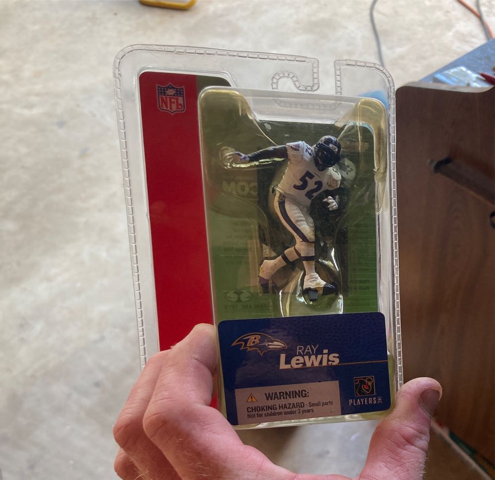Ray Lewis Mcfarlane 3” Figurine Miniature Baltimore Ravens #52 Nfl - McFarlane’s Sportspicks action figure collectible [Barcode 787926761580] - Main Image 3