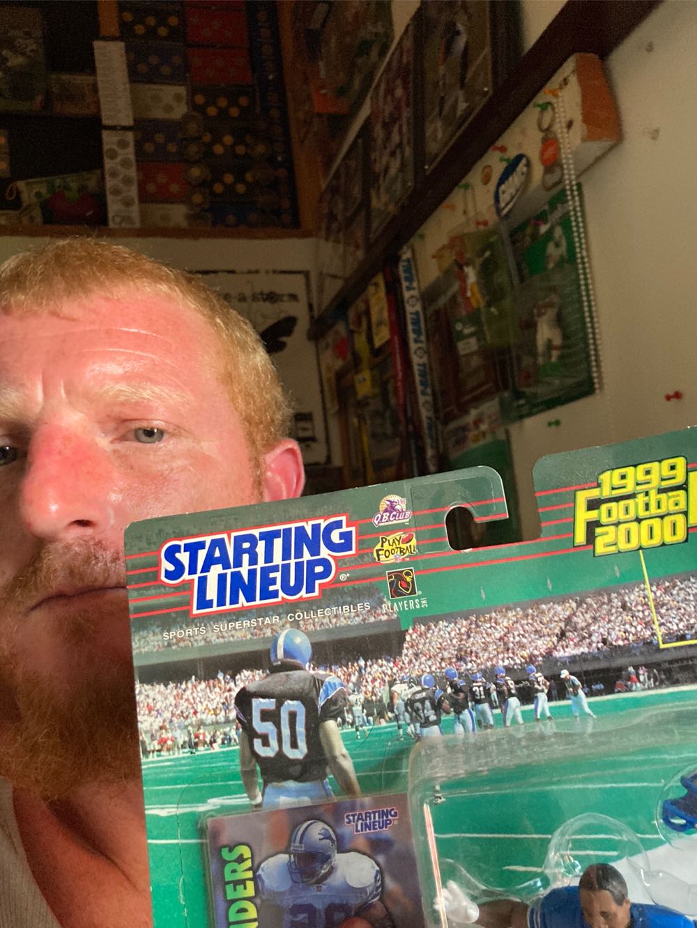 Starting Lineup Football Barry Sanders - Hasbro action figure collectible [Barcode 076930721711] - Main Image 2