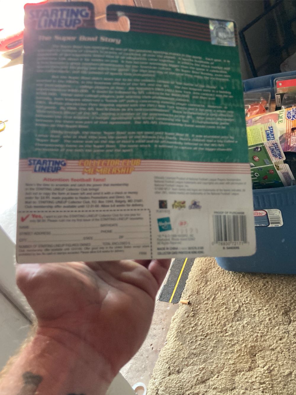 Starting Lineup Football Barry Sanders - Hasbro action figure collectible [Barcode 076930721711] - Main Image 3