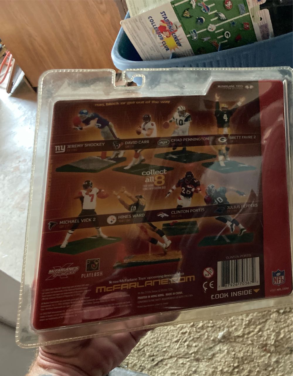 Mcfarlane Sportspicks Clinton Portis Denver Broncos  action figure collectible [Barcode 787926703672] - Main Image 2