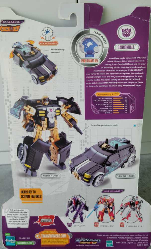 Cannonball (Carded) - Hasbro (Cybertron) action figure collectible - Main Image 3