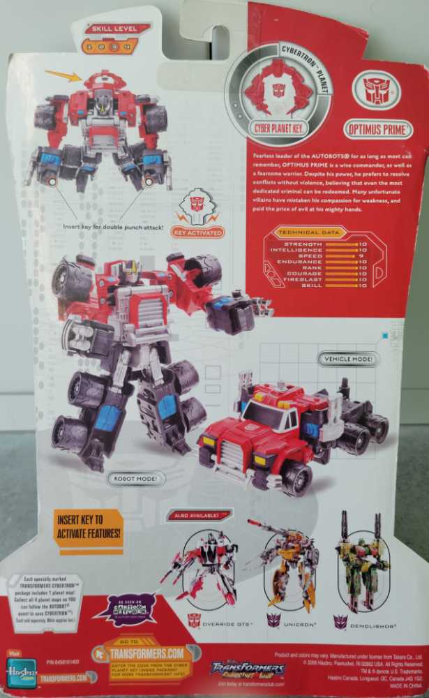 Optimus Prime (Carded) - Hasbro (Cybertron) action figure collectible - Main Image 3