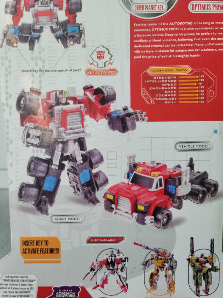 Optimus Prime (Carded) - Hasbro (Cybertron) action figure collectible - Main Image 4