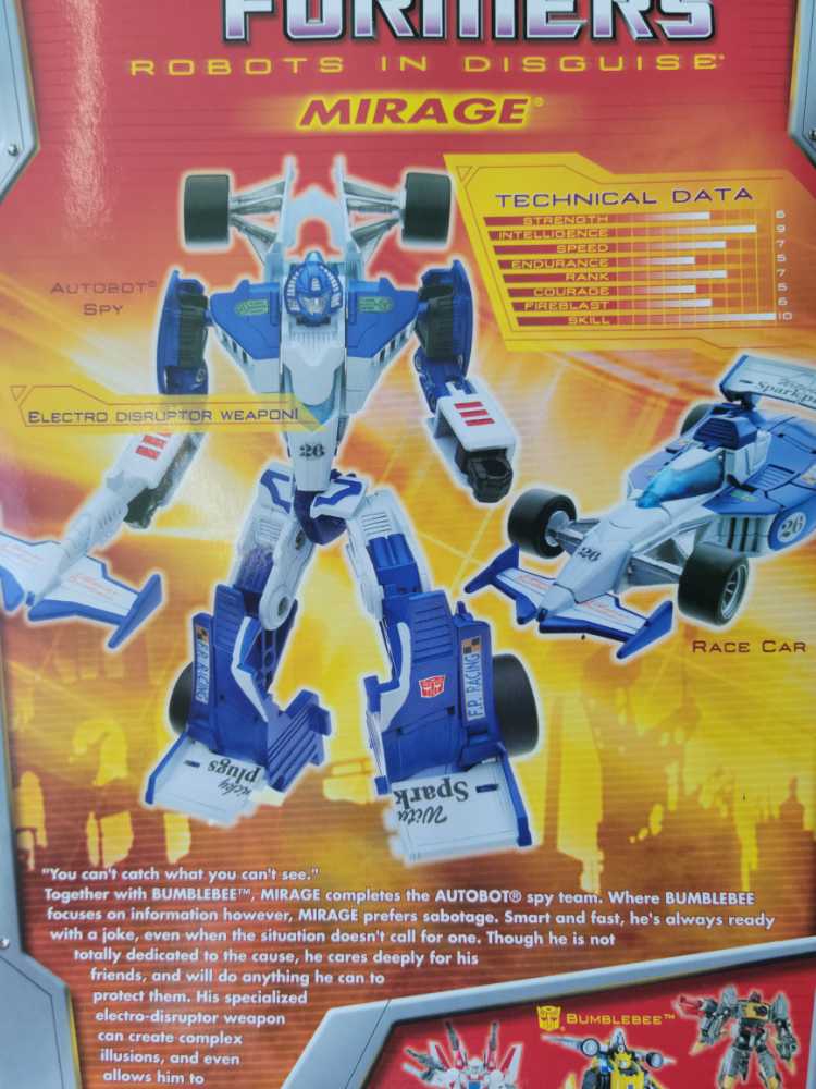 Mirage 1st Carded - Hasbro (Classics) action figure collectible - Main Image 4