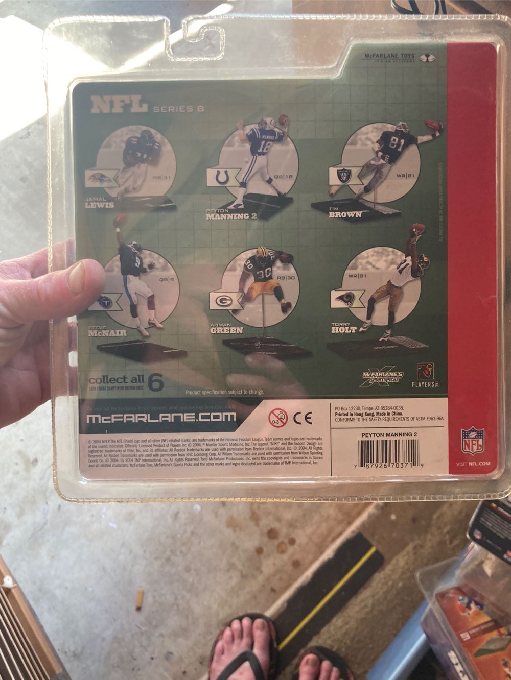 Peyton Manning#18 Indianapolis Colts Blue Jersey Action Figure Mcfarlane Nfl Series 8 - McFarlane’s Sportspicks action figure collectible [Barcode 787926703719] - Main Image 2