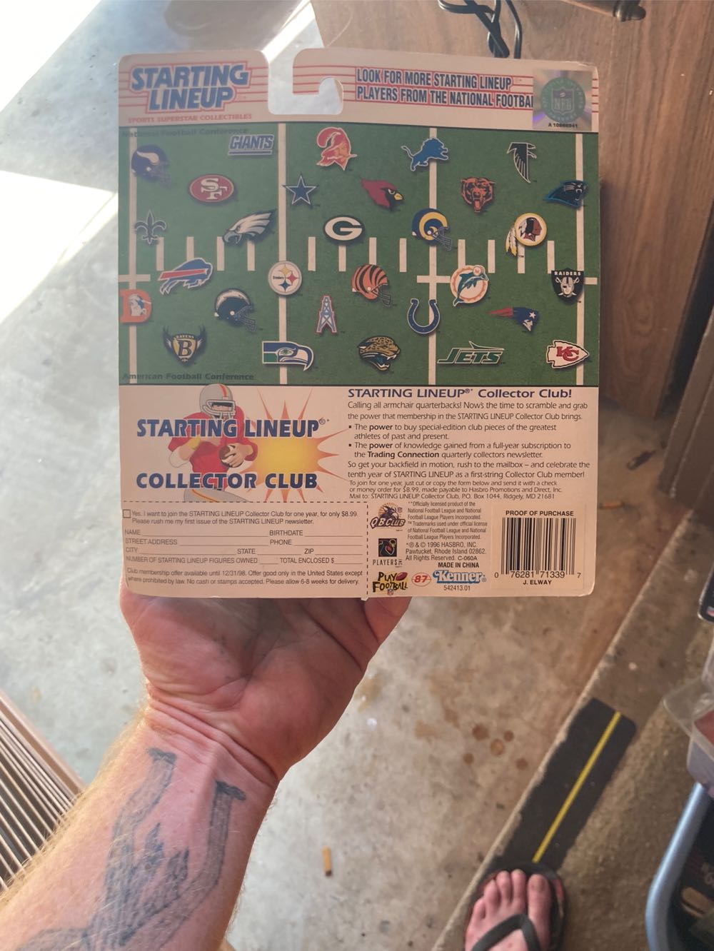 Elway #7 Starting Lineup John Elway Denver Vintage New & - STARTING LINEUP action figure collectible [Barcode 076281713397] - Main Image 2