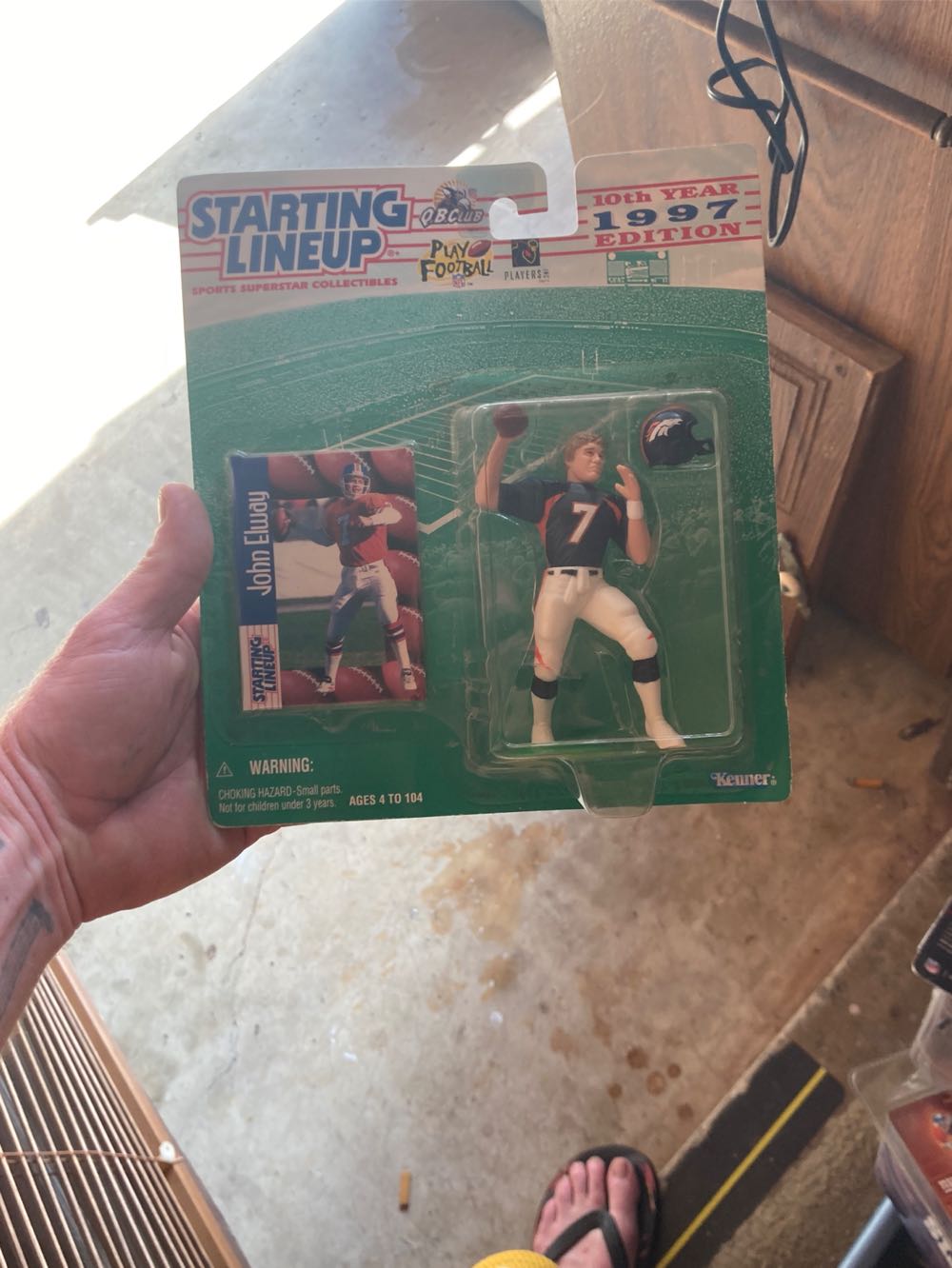 Elway #7 Starting Lineup John Elway Denver Vintage New & - STARTING LINEUP action figure collectible [Barcode 076281713397] - Main Image 3