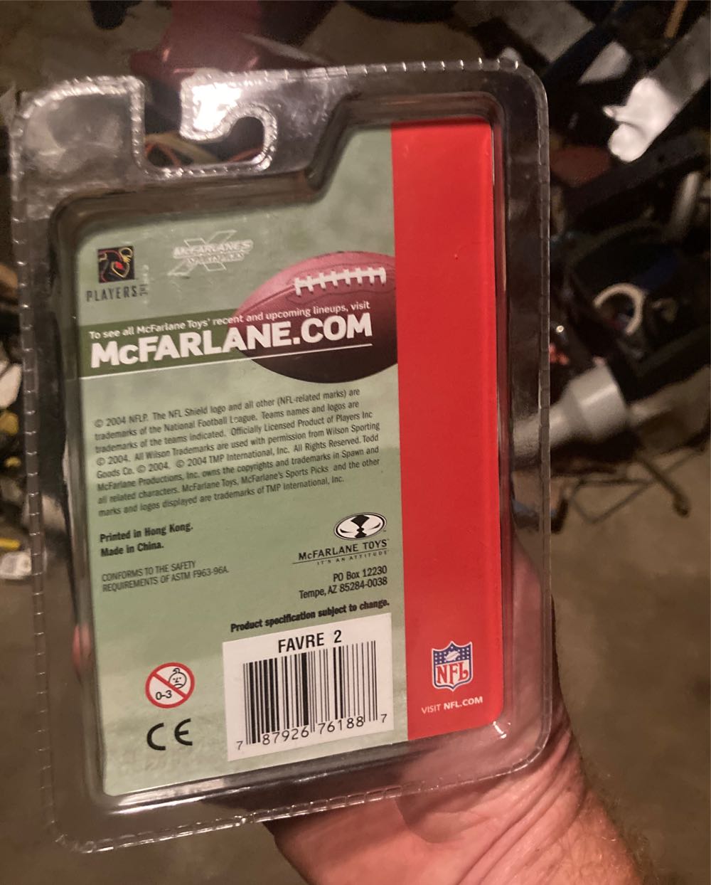Brett Favre Mcfarlane Action Figure 3.5” Green Bay Packers New Nfl - McFarlane action figure collectible [Barcode 787926761887] - Main Image 3