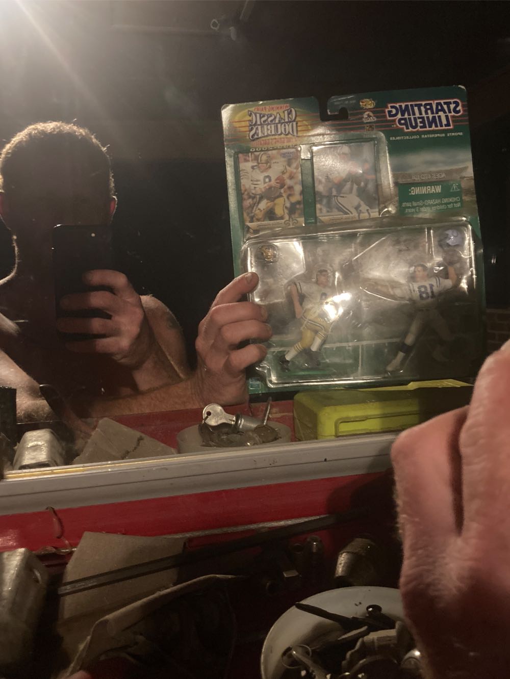 Starting Lineup Peyton Colts & Archie Manning Saints - Hasbro action figure collectible [Barcode 076930722213] - Main Image 4