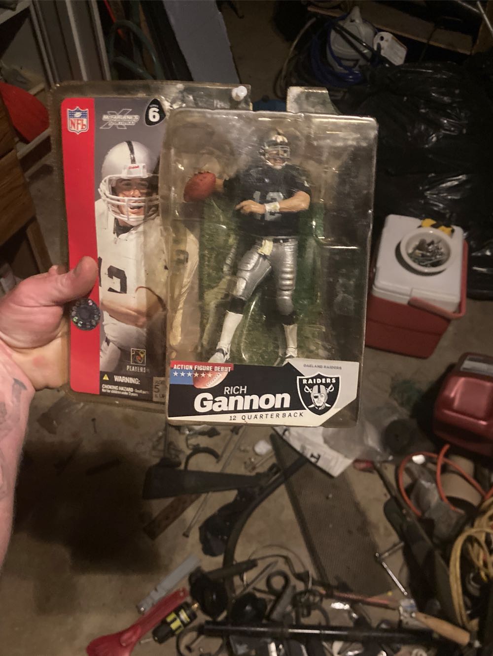 NFL Series 6: Rich Gannon Raiders - McFarlane Toys (NFL Series 6) action figure collectible [Barcode 787926703559] - Main Image 3
