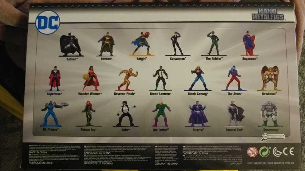 Jada (DC) NANO METALFIGS: 20-Pack: Series 3 - JADA TOYS, Inc. (DC: NANO METALFIGS) action figure collectible [Barcode 801310308097] - Main Image 2