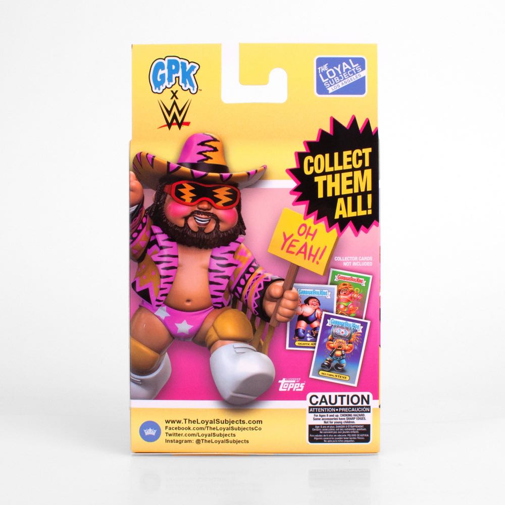Savage Randy - Topps / The Loyal Subjects/ WWE (GPK x WWE) action figure collectible [Barcode 850018355384] - Main Image 3