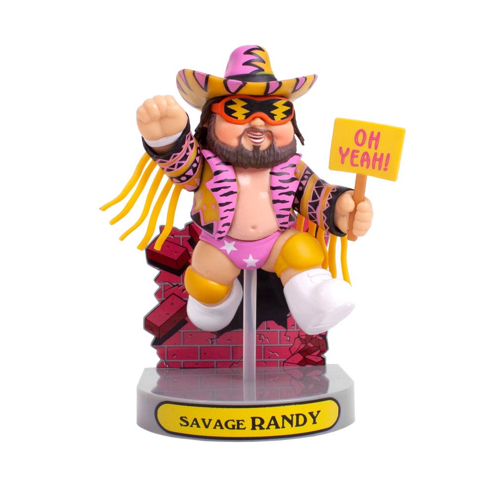 Savage Randy - Topps / The Loyal Subjects/ WWE (GPK x WWE) action figure collectible [Barcode 850018355384] - Main Image 4