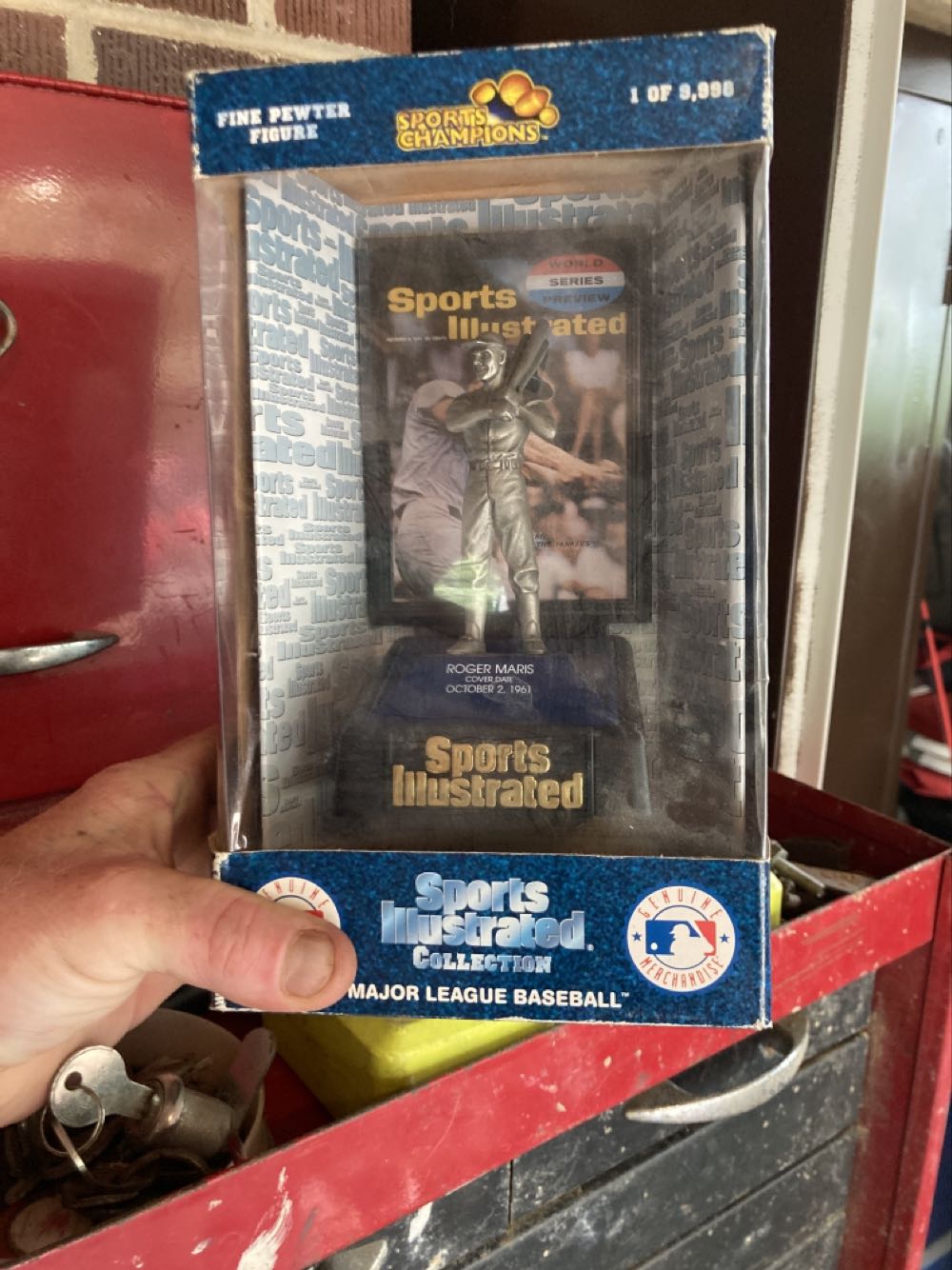 Sports Illustrated Roger Marris Collector Troy Ounces Pewter  action figure collectible [Barcode 095949122043] - Main Image 2