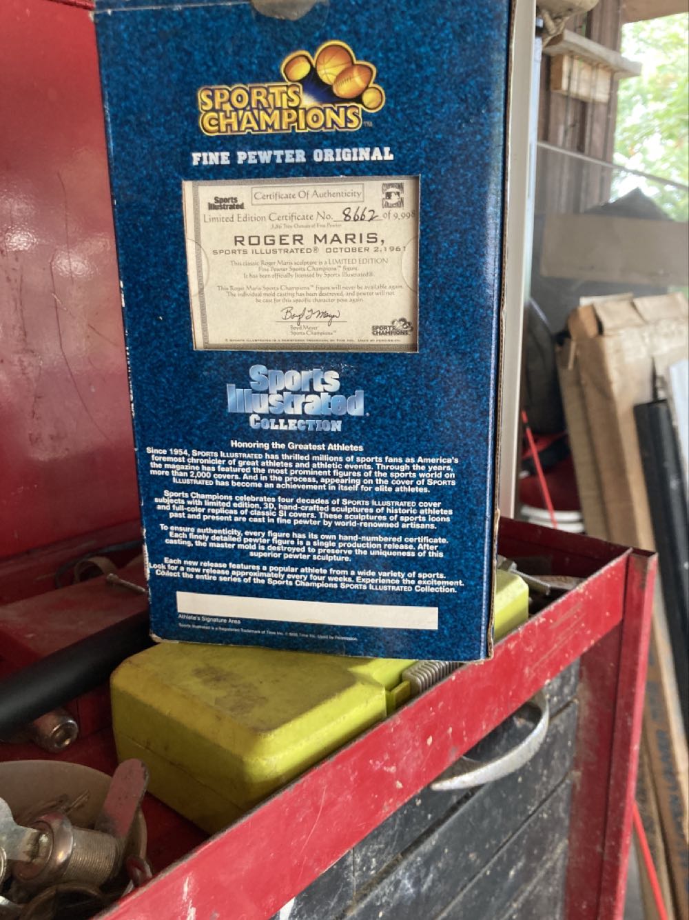 Sports Illustrated Roger Marris Collector Troy Ounces Pewter  action figure collectible [Barcode 095949122043] - Main Image 3