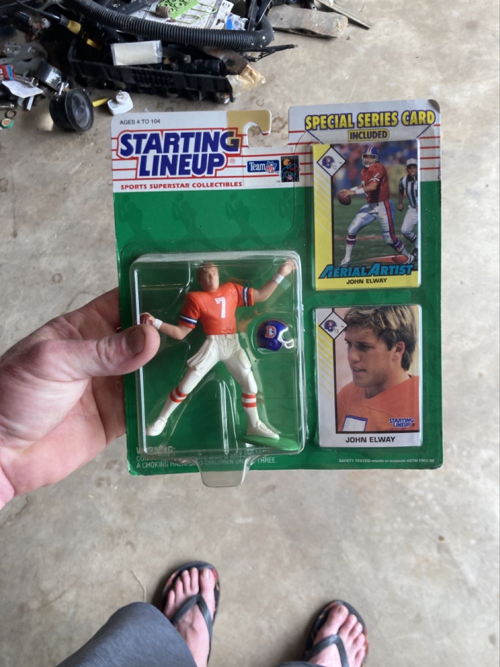 New Sealed John Elway Denver Broncos Starting Lineup New! - STARTING LINEUP action figure collectible [Barcode 076281681153] - Main Image 3