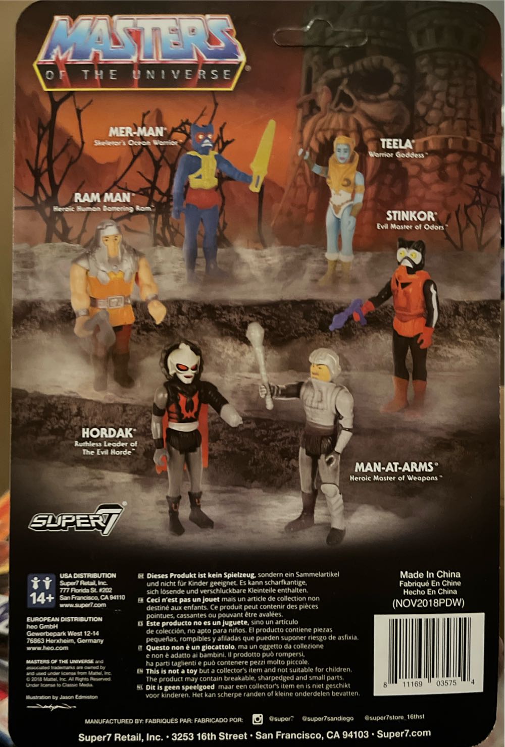 Stinkor - Super 7 Reaction (Masters Of The Universe ReAction) action figure collectible [Barcode 811169035754] - Main Image 2