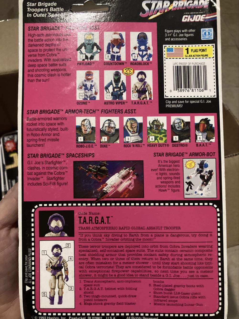 T.A.R.G.A.T [v2] - Hasbro (G.I. Joe: A Real American Hero: Star Brigade) action figure collectible [Barcode 038976811061] - Main Image 3