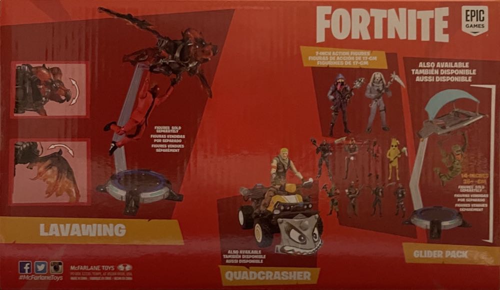 Fortnite Lavawing Glider - McFarlane Toys (Fortnite) action figure collectible [Barcode 787926106732] - Main Image 2