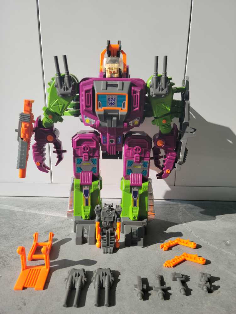 Scorponok With Fasttrack And Lord Zarak Headmaster - Hasbro (1987) action figure collectible - Main Image 2