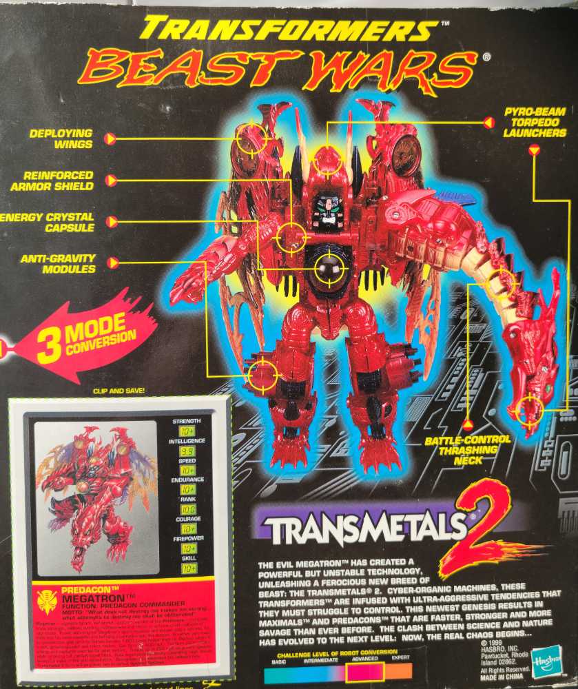 Megatron Transmetal 2 Boxed - Hasbro (Beast Wars) action figure collectible - Main Image 3