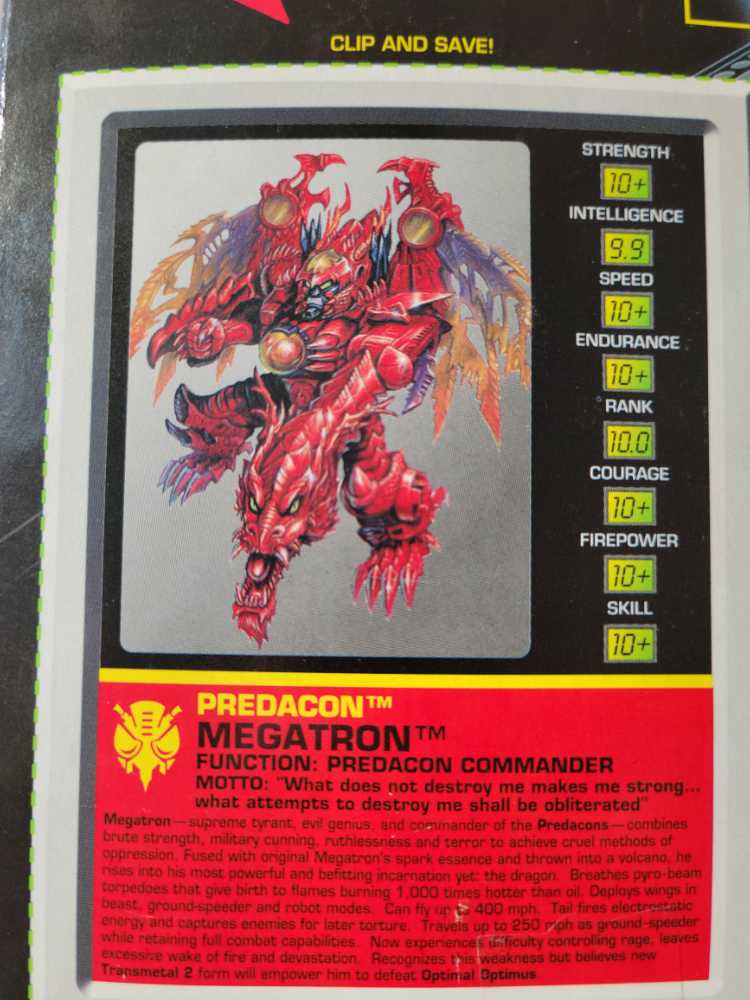 Megatron Transmetal 2 Boxed - Hasbro (Beast Wars) action figure collectible - Main Image 4