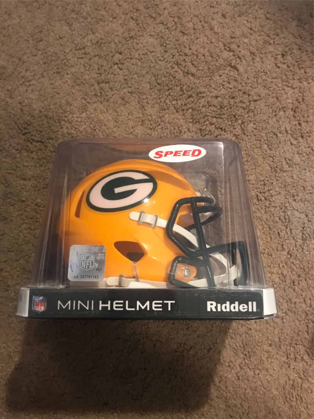 Riddell Nfl Green Bay Packers Speed Mini Football Helmet  action figure collectible [Barcode 095855991207] - Main Image 2