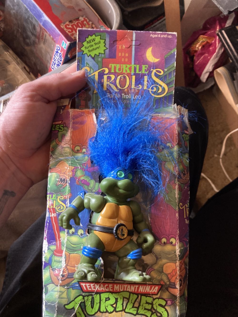 Turtle Troll Leo - Playmates (Teenage Mutant Ninja Turtles: Turtle Trolls) action figure collectible [Barcode 043377054863] - Main Image 4