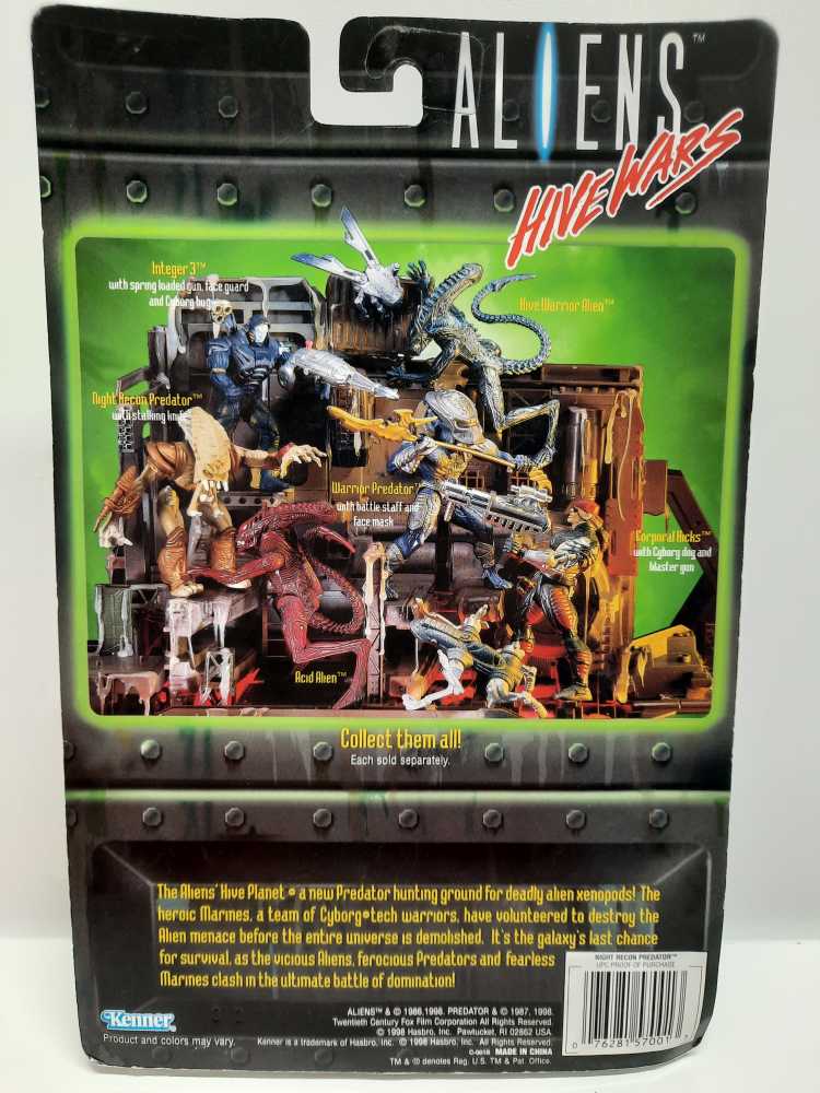Aliens: Hive Wars - Night Recon Predator  (Aliens: Hive Wars: 6”) action figure collectible [Barcode 076281570013] - Main Image 2