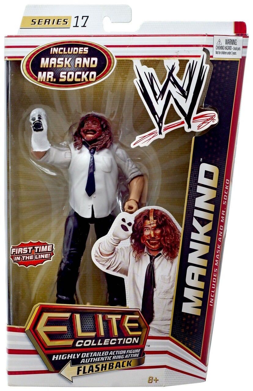 WWE Elite Series 17: Mankind - Mattel (WWE) action figure collectible - Main Image 2