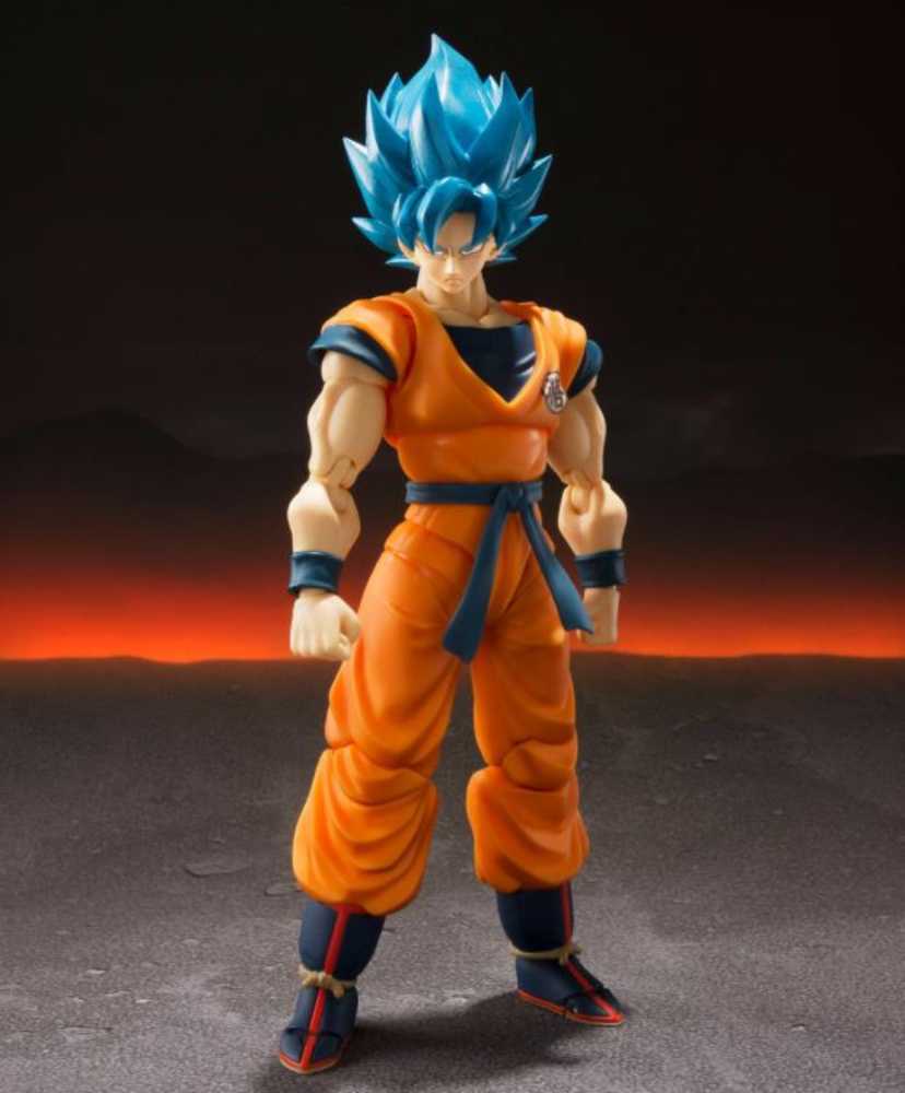 Son Goku (Super Saiyan God Super Saiyan) - Bandai Tamashii Nations (Dragon Ball Z) action figure collectible [Barcode 045557100179] - Main Image 3