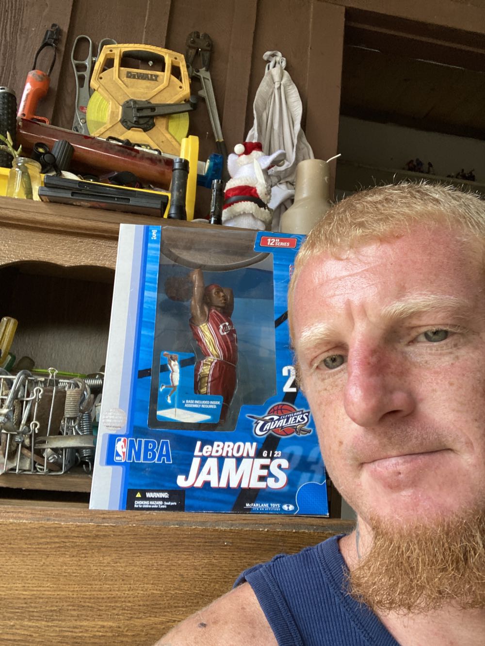 LebronJames Cavs #23 Rookie Red Uniform 2nd Nba 2005 12 Inch Mcfarlane Lebron James Series 1 12” Figure_nrfb  action figure collectible [Barcode 787926704617] - Main Image 4