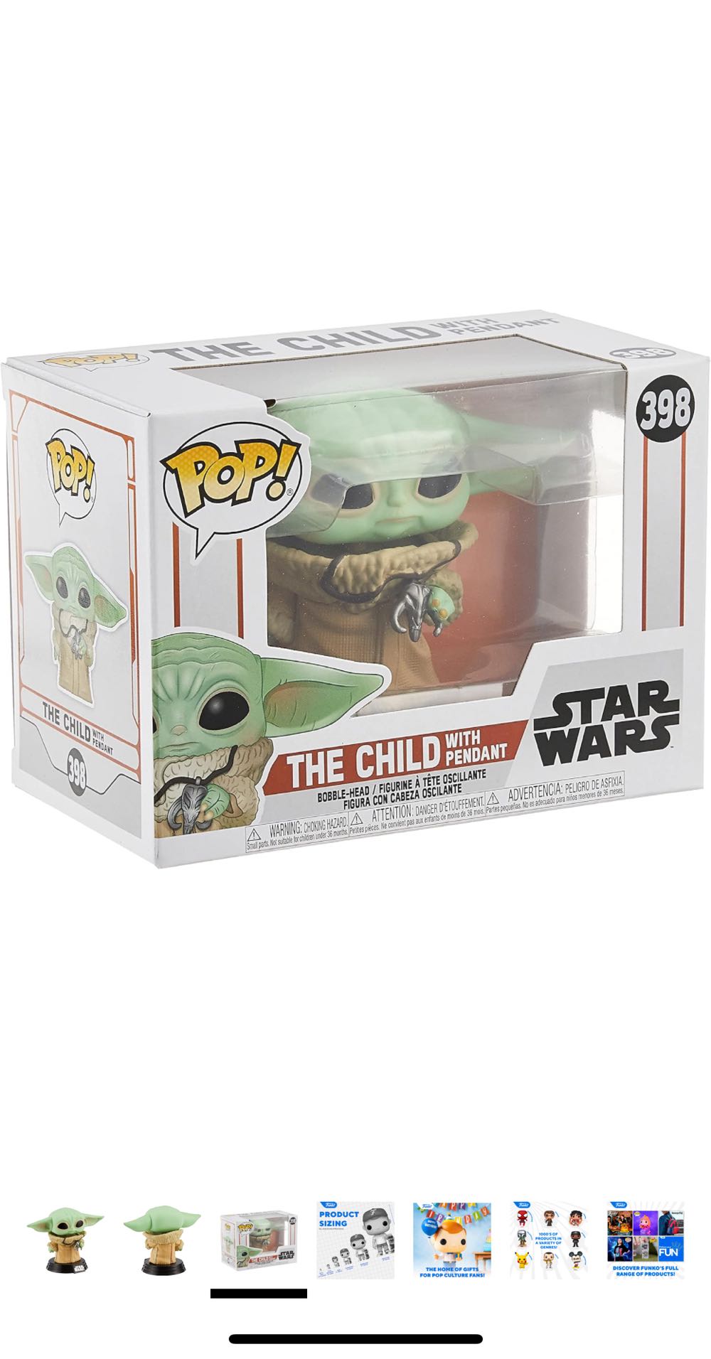 Grogu The Child With Pendant - Funko (Mandalorian, The) action figure collectible [Barcode 889698502115] - Main Image 3