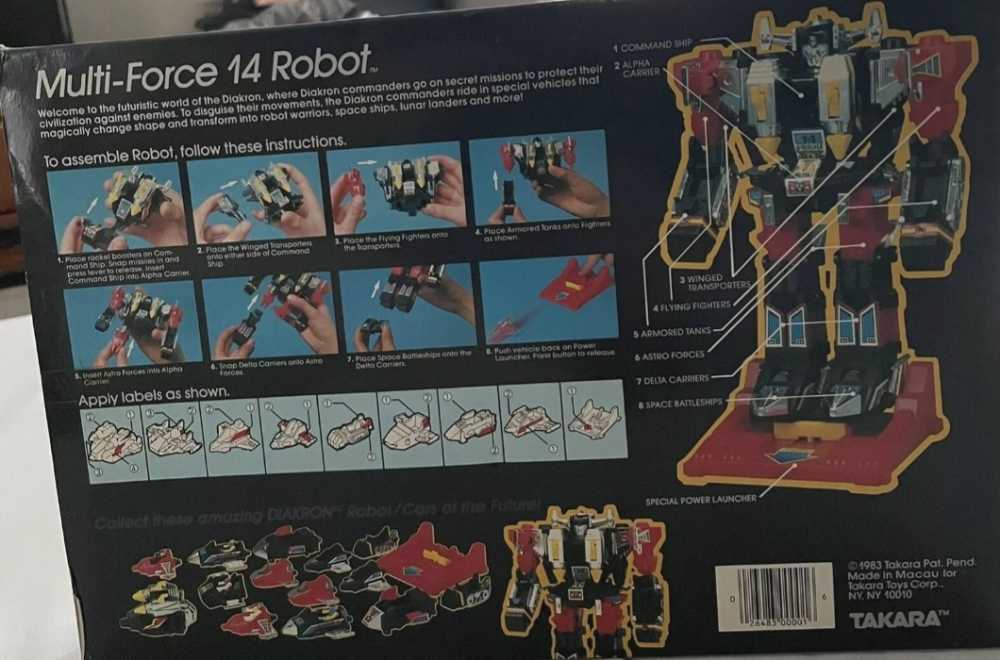 Takara Diakron 14 Robot - Takara (Diakron) action figure collectible [Barcode 026483000016] - Main Image 2