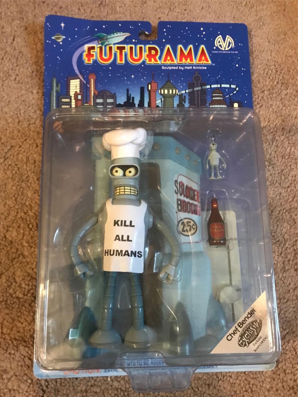 Bender - Moore Action Collectables (Futurama) action figure collectible [Barcode 661470000381] - Main Image 2