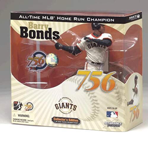 Mcfarlane Toys Mlb Sports Picks Action Figure Collector’s Edition 756th Home Run Barry Bonds  action figure collectible [Barcode 787926712728] - Main Image 1