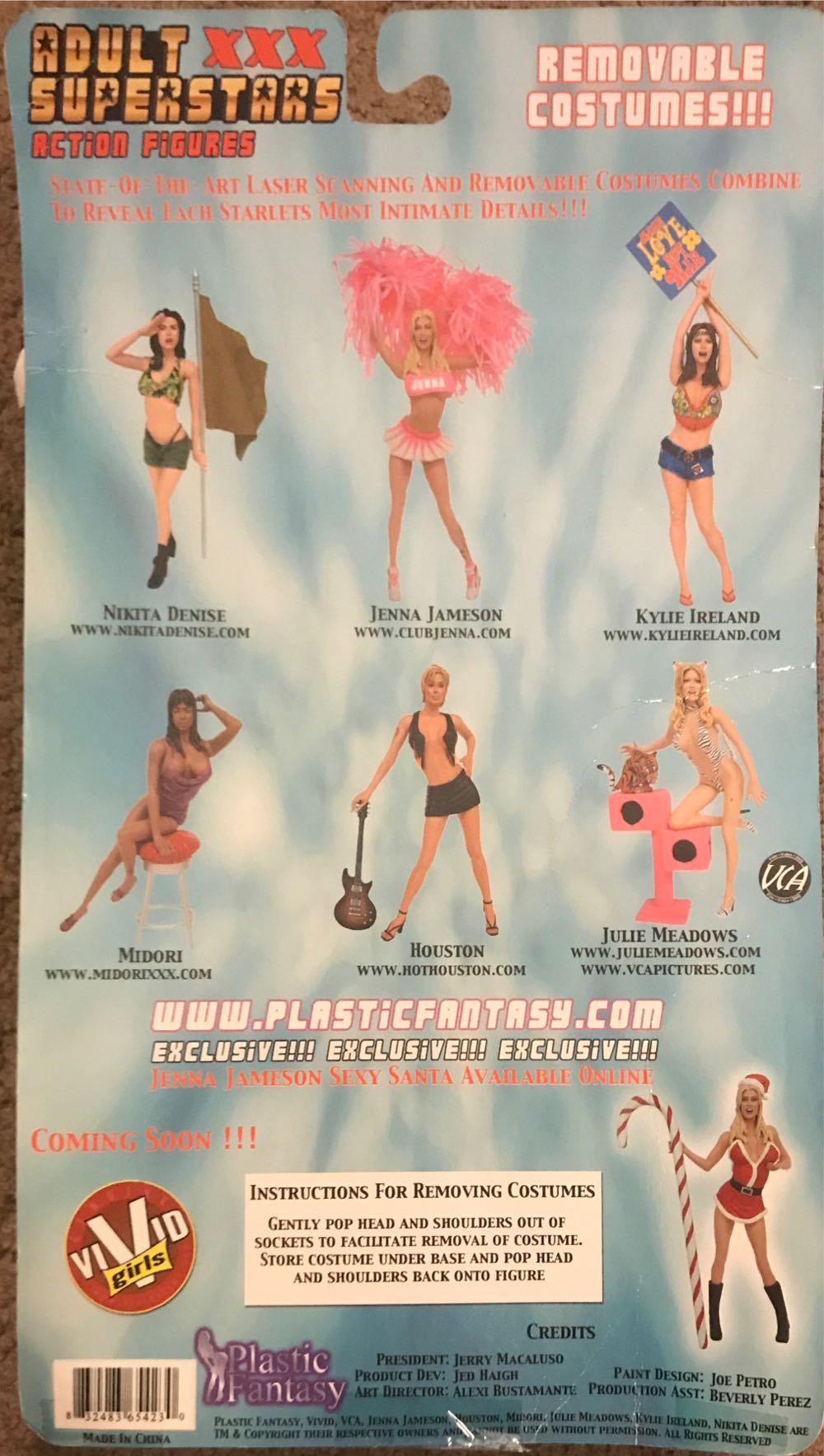 Plastic Fantasy Adult Xxx Superstar Jenna Jameson Patriotic Cheerleader Costume  action figure collectible [Barcode 832483654230] - Main Image 2