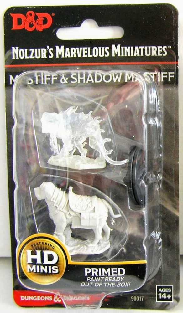 Mastif And Shadow Mastif - Wiz Kids (Nolzur’s Marvelous Miniatures) action figure collectible [Barcode 634482900178] - Main Image 2