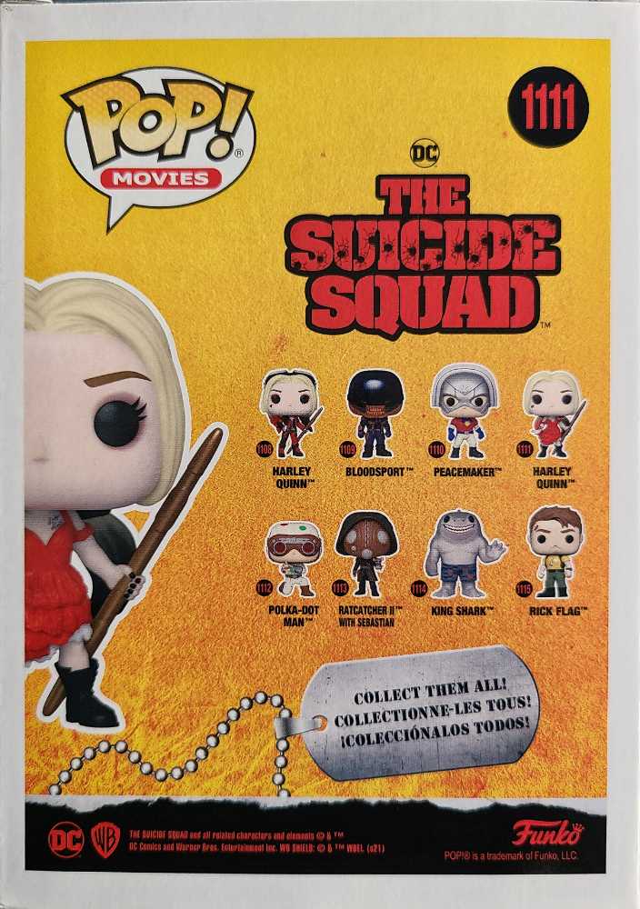 DC Comics: Funko Pop! The Suicide Squad - Harley Quinn Damaged Dress #1111 - Funko (Funko Pop) action figure collectible [Barcode 889698560160] - Main Image 2